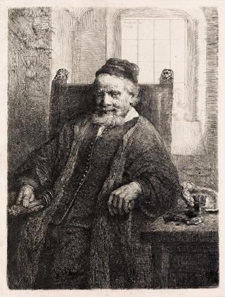 Jan Lutma, Goldsmith by Attributed to Rembrandt Harmensz van Rijn