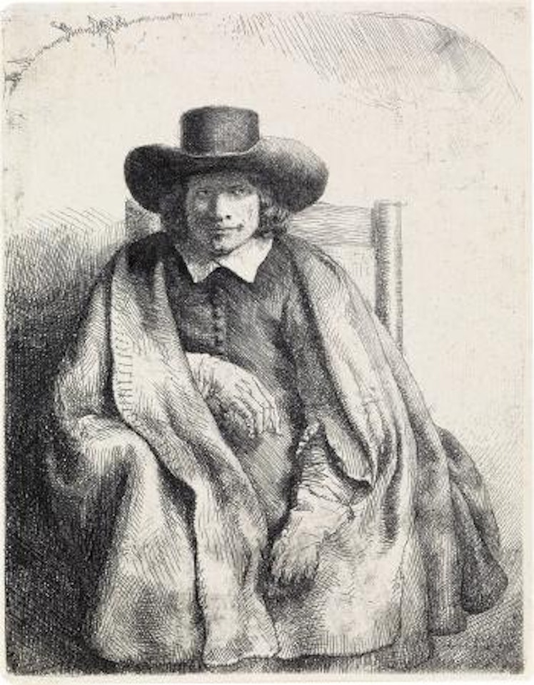Clement De Jonghe, Printseller by Attributed to Rembrandt Harmensz van Rijn