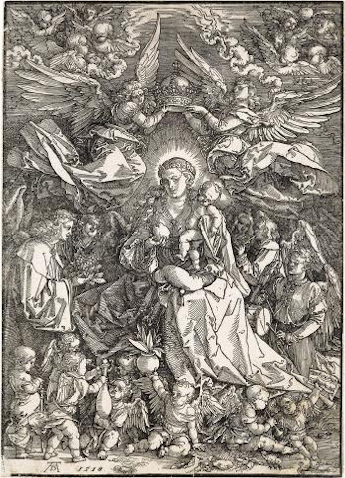 The Virgin Surrounded By Many Angels by Albrecht Dürer