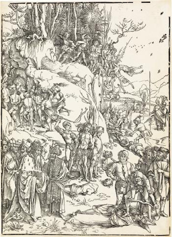 The Martyrdom of The Ten Thousand by Albrecht Dürer