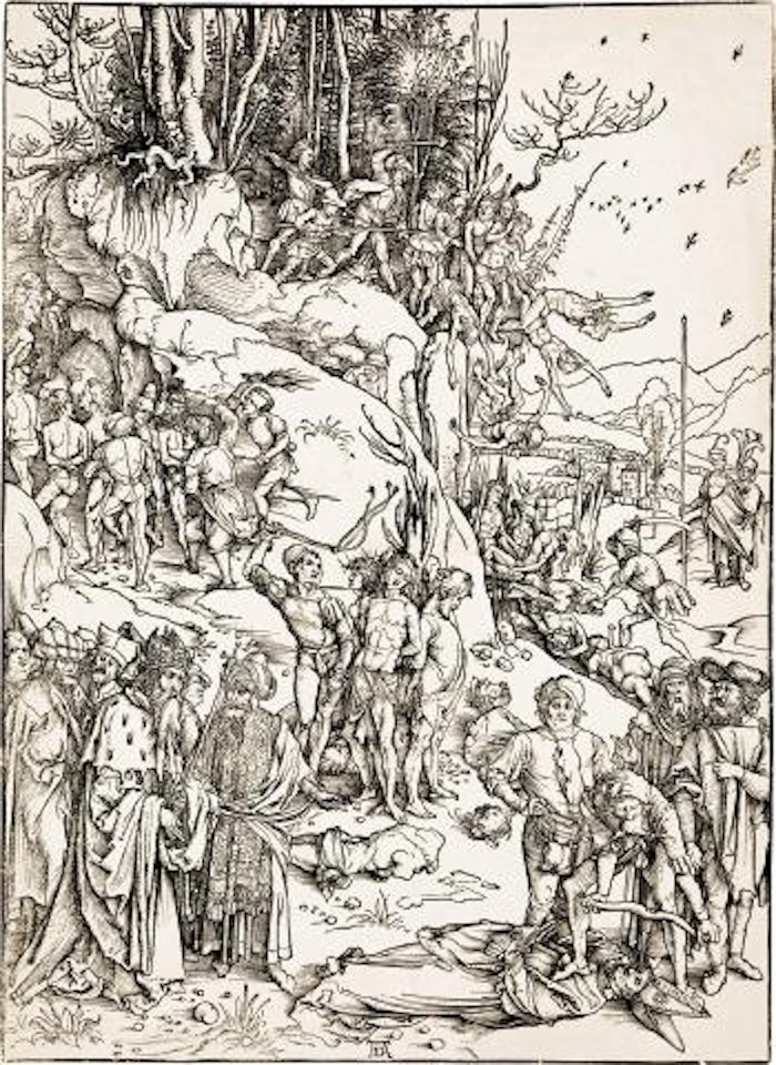 The Martyrdom of The Ten Thousand by Albrecht Dürer