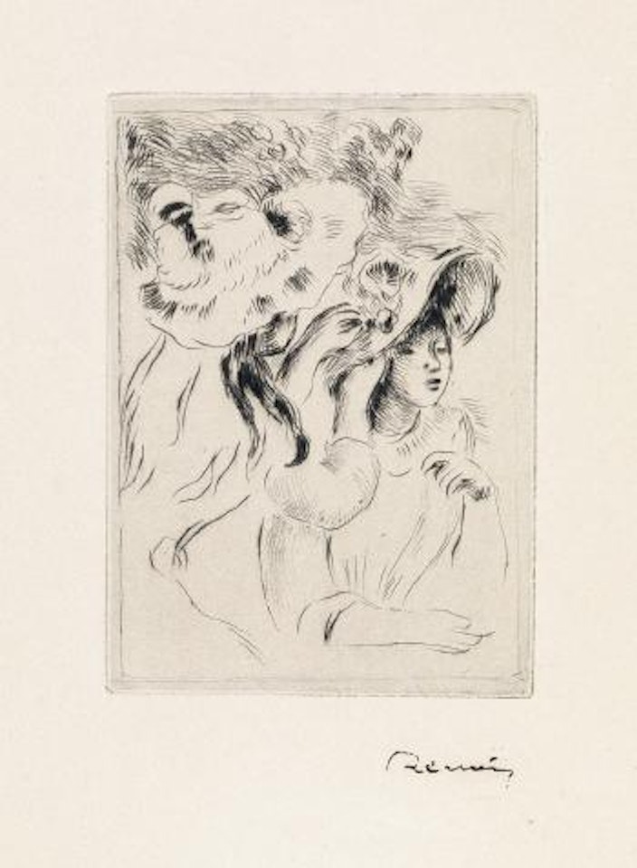 Le Chapeau Épinglé (2e Planche) by Pierre-Auguste Renoir