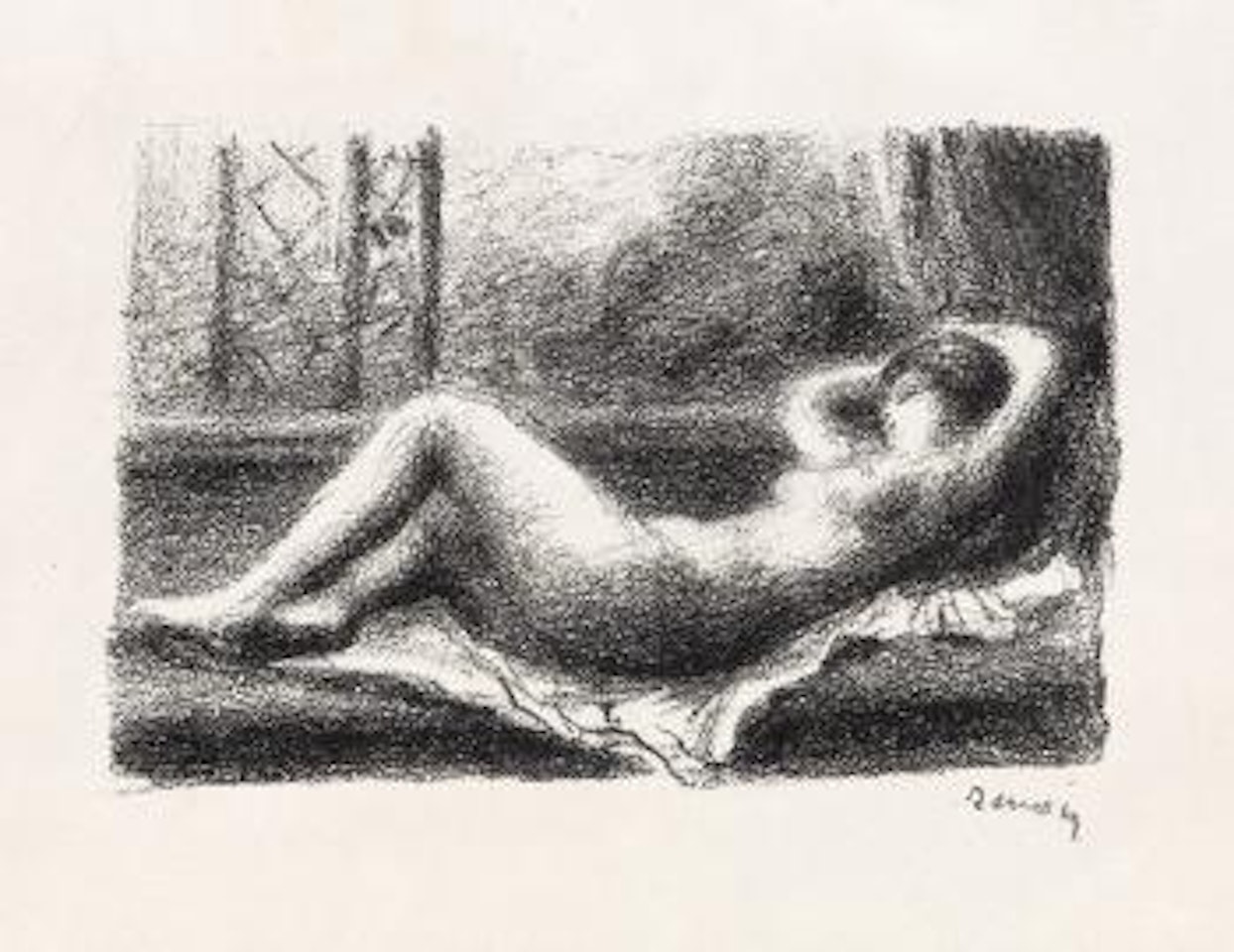 Odalisque by Pierre-Auguste Renoir