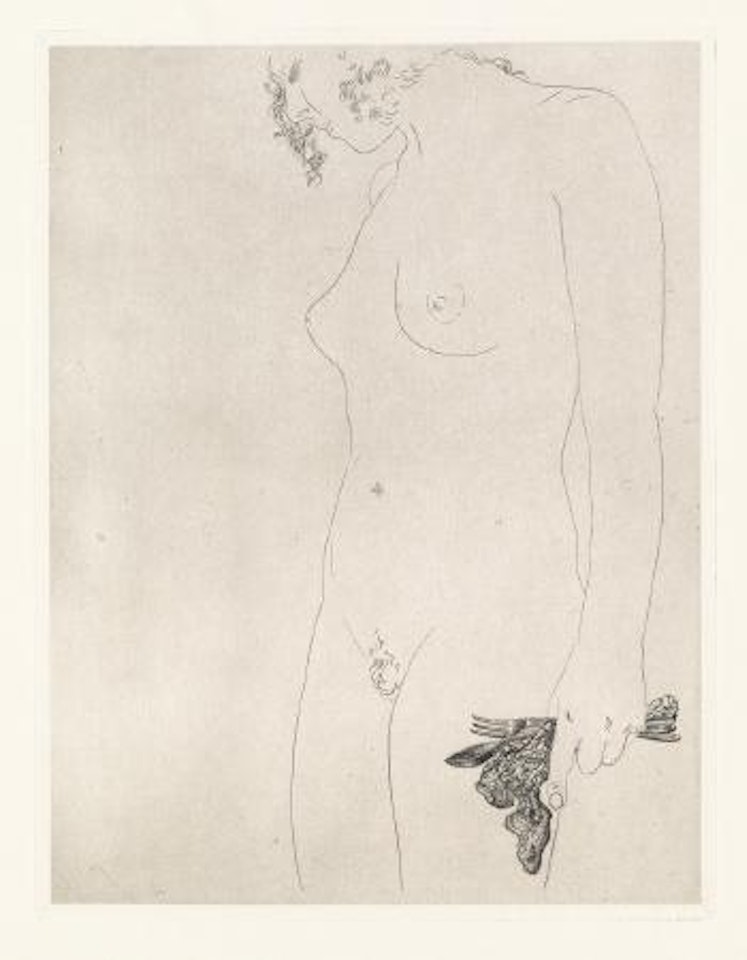 Les Chants De Maldoror: Femme Nue by Salvador Dali