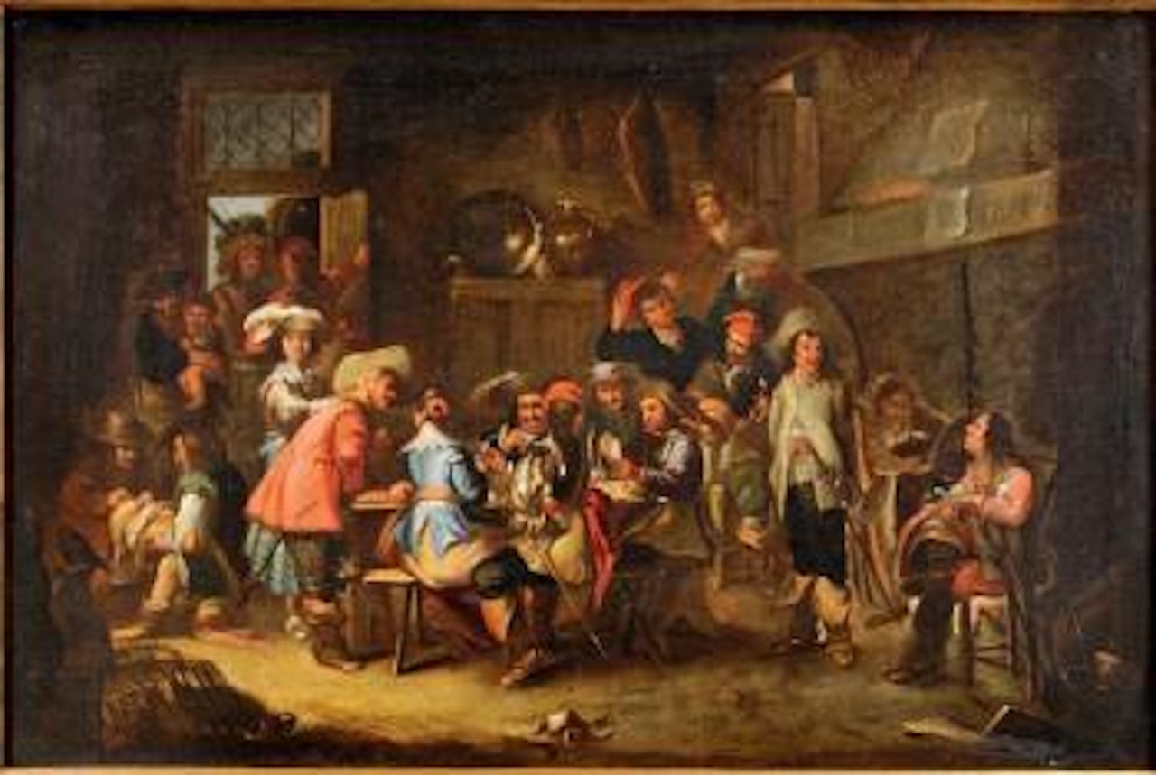 Scène de corps de garde by Cornelis de Wael