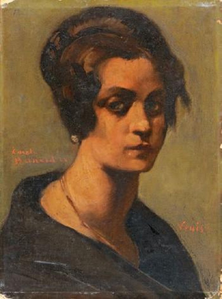 Portrait de jeune italienne by Emile Bernard