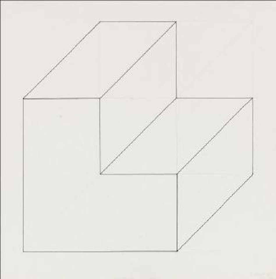 Form derived from a Cube by Sol LeWitt