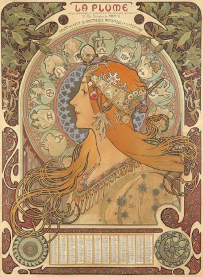 Zodiac by Alphonse Mucha