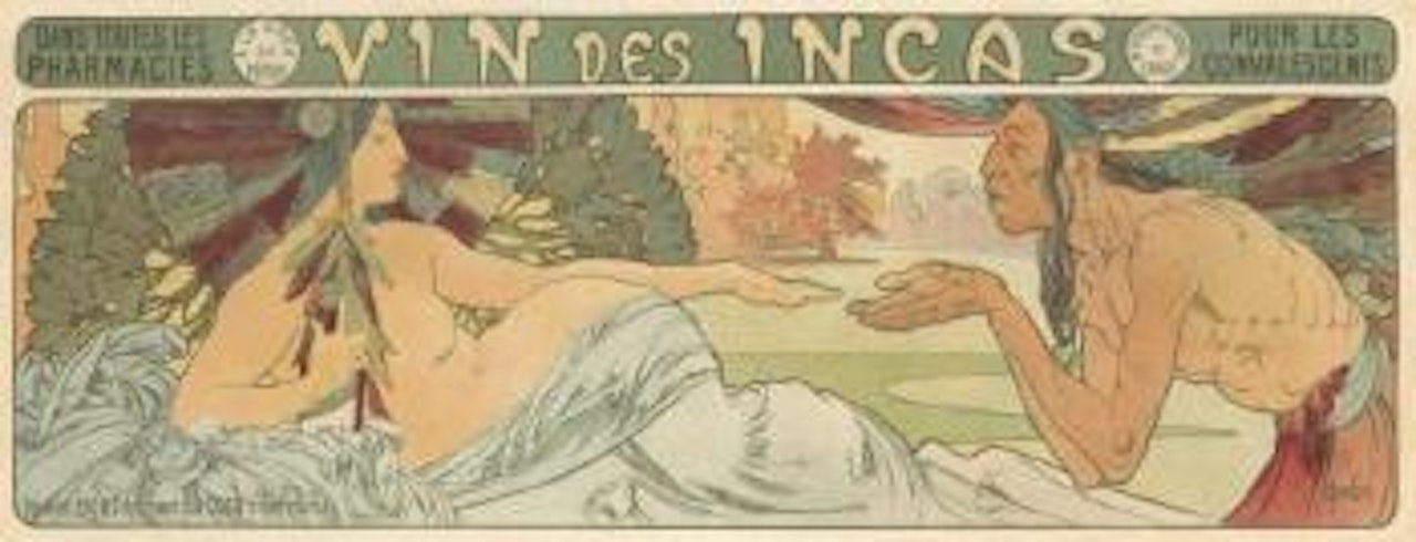 Vin des Incas by Alphonse Mucha
