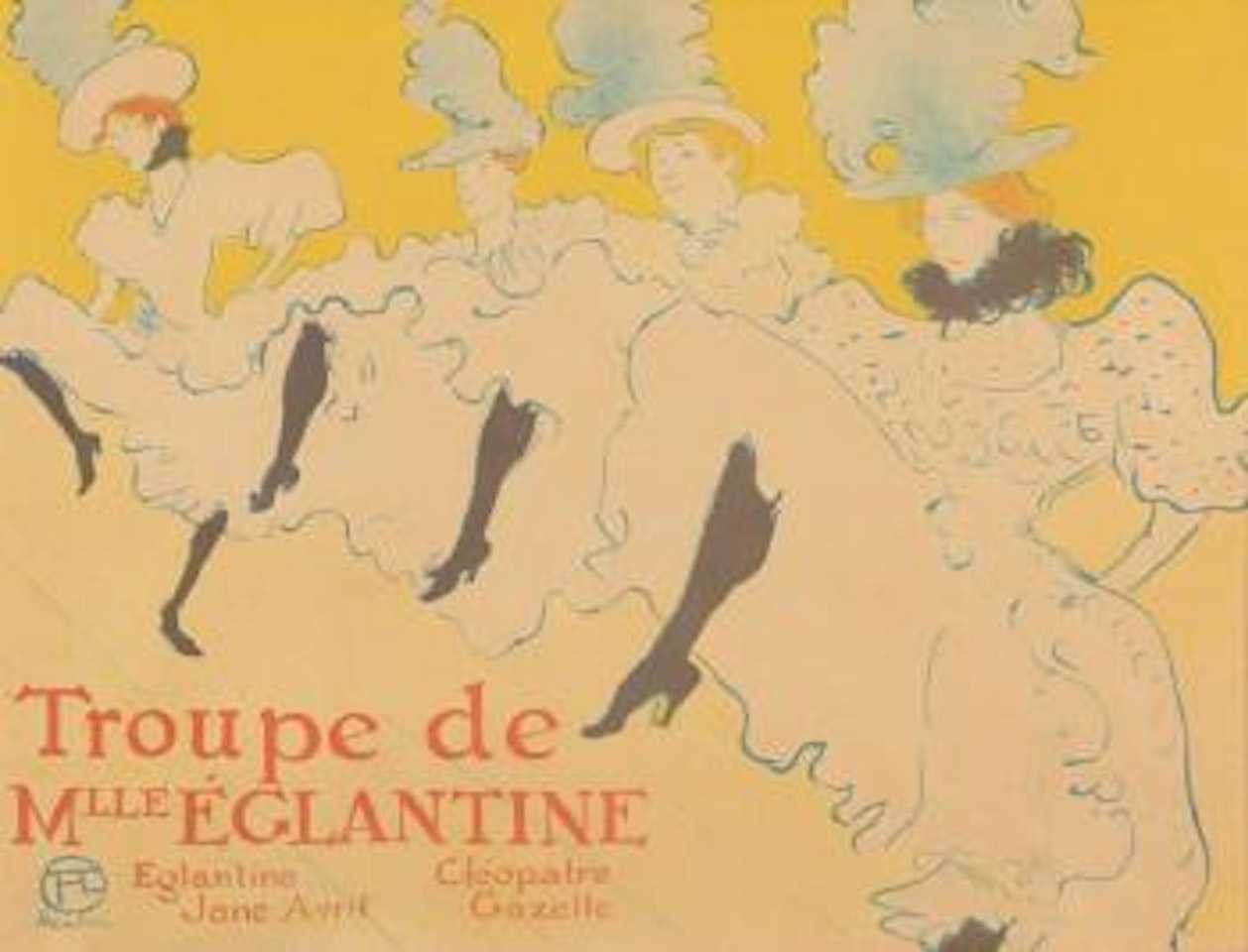Troupe de Mlle Églantine by Henri de Toulouse-Lautrec