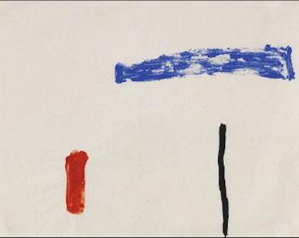 Red and Blue by William Scott
