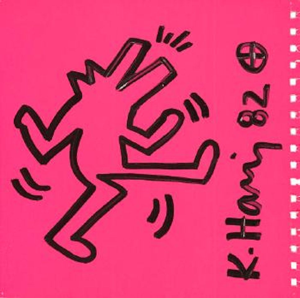 Dog barking by Keith Haring