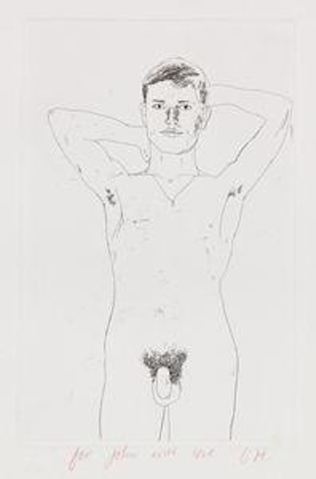 In an old Book by David Hockney