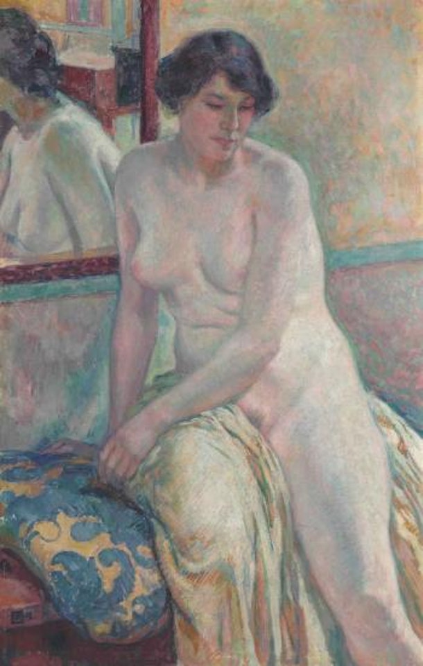 Vénitienne, I (marcella) ou Le repos du modèle by Theo van Rysselberghe