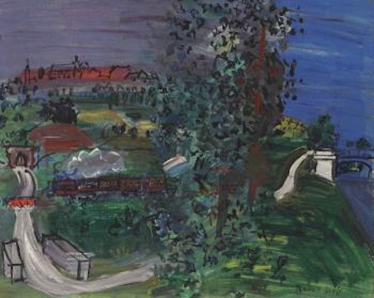 Paysage de Langres by Raoul Dufy