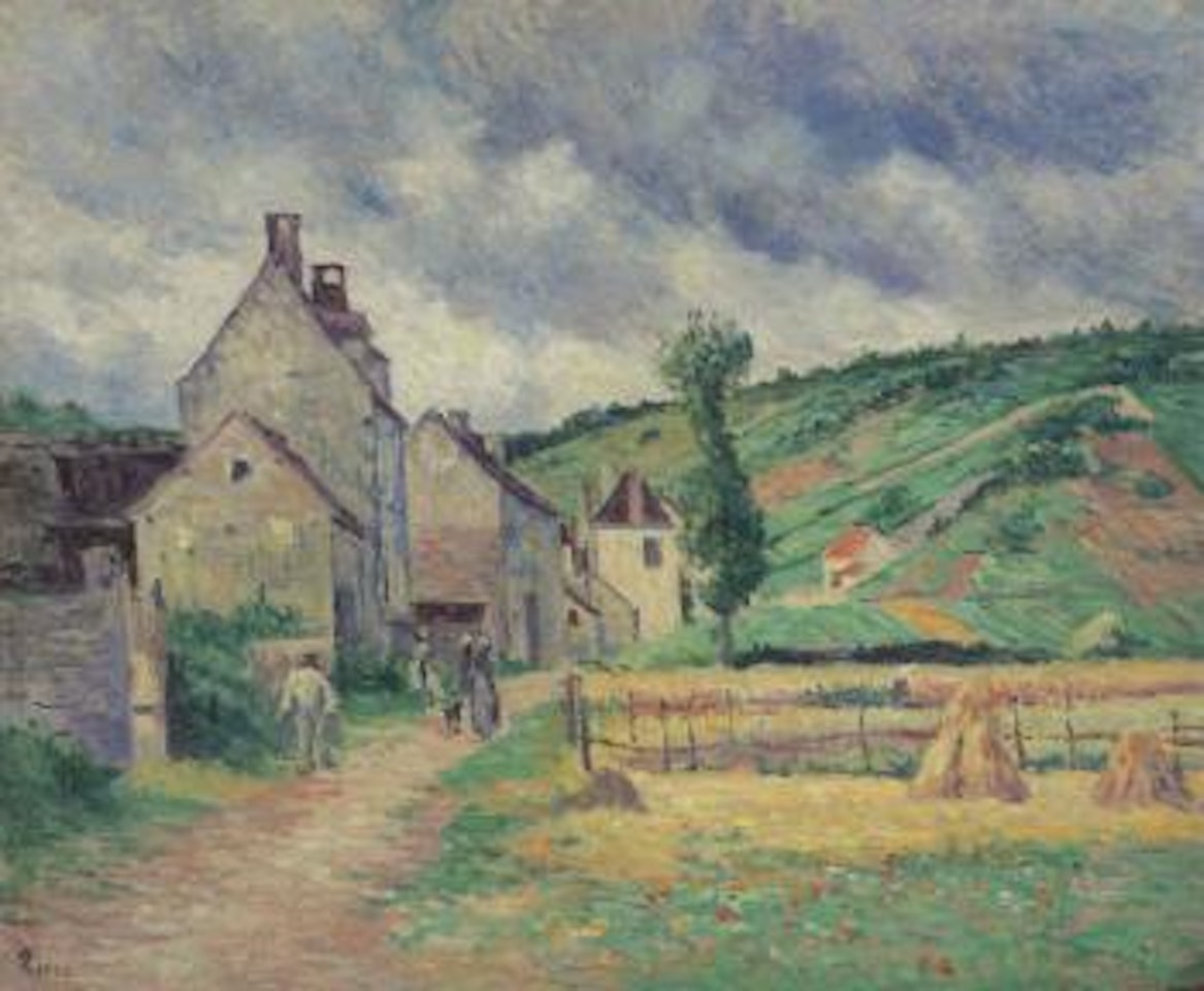 Moulineux, paysage by Maximilien Luce
