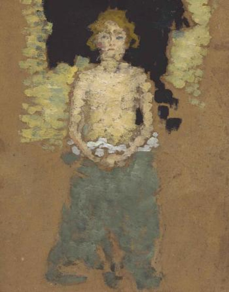 Jeune femme au torse dénudé by Pierre Bonnard