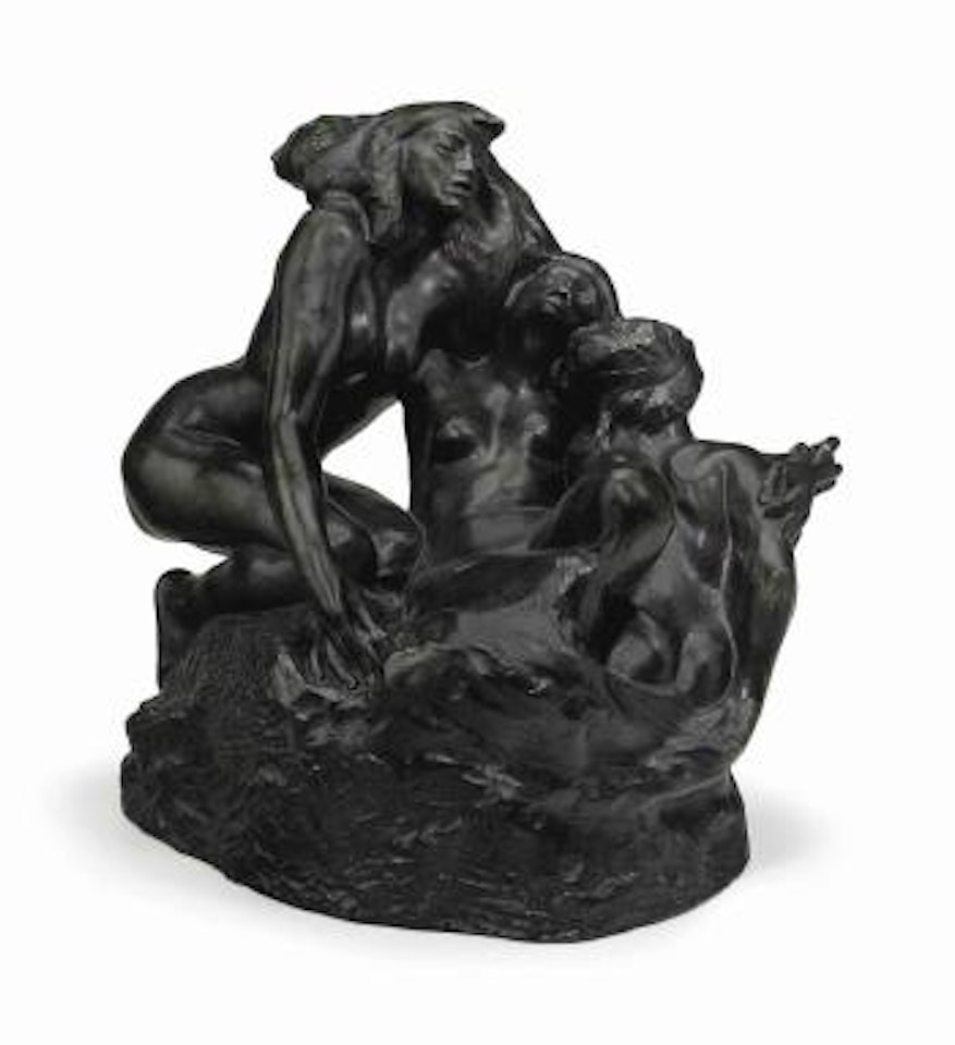Néréides, grand modèle dit aussi 'Trois sirènes' ou 'La Vague' by Auguste Rodin