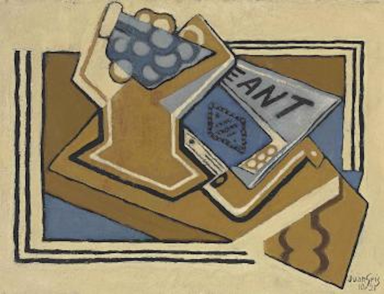 Le compotier by Juan Gris