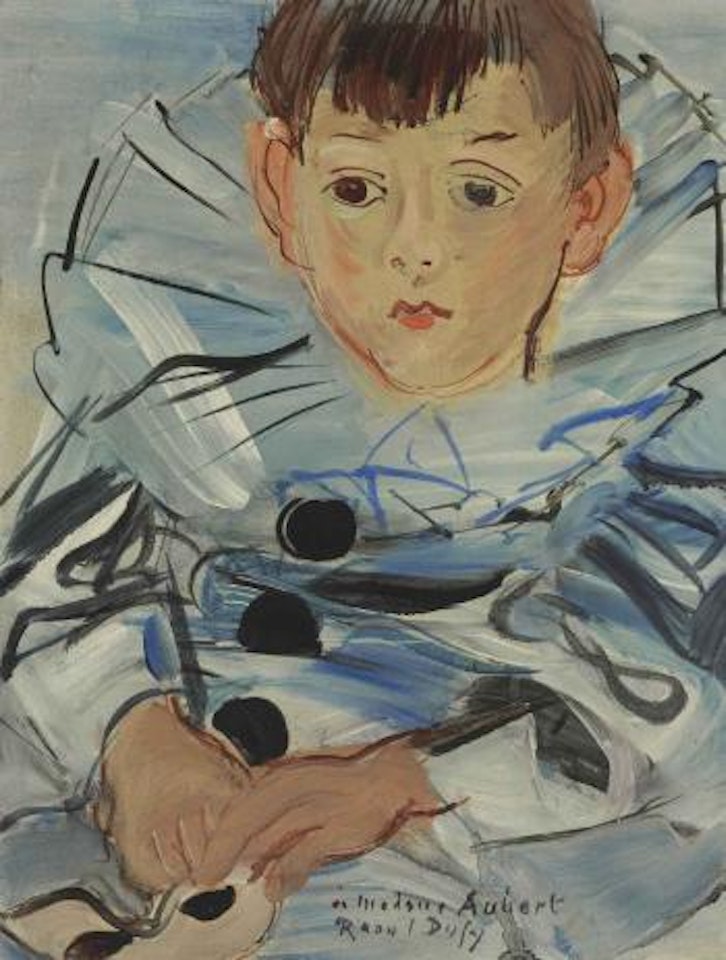 Portrait de claude moulon en habit de pierrot by Raoul Dufy