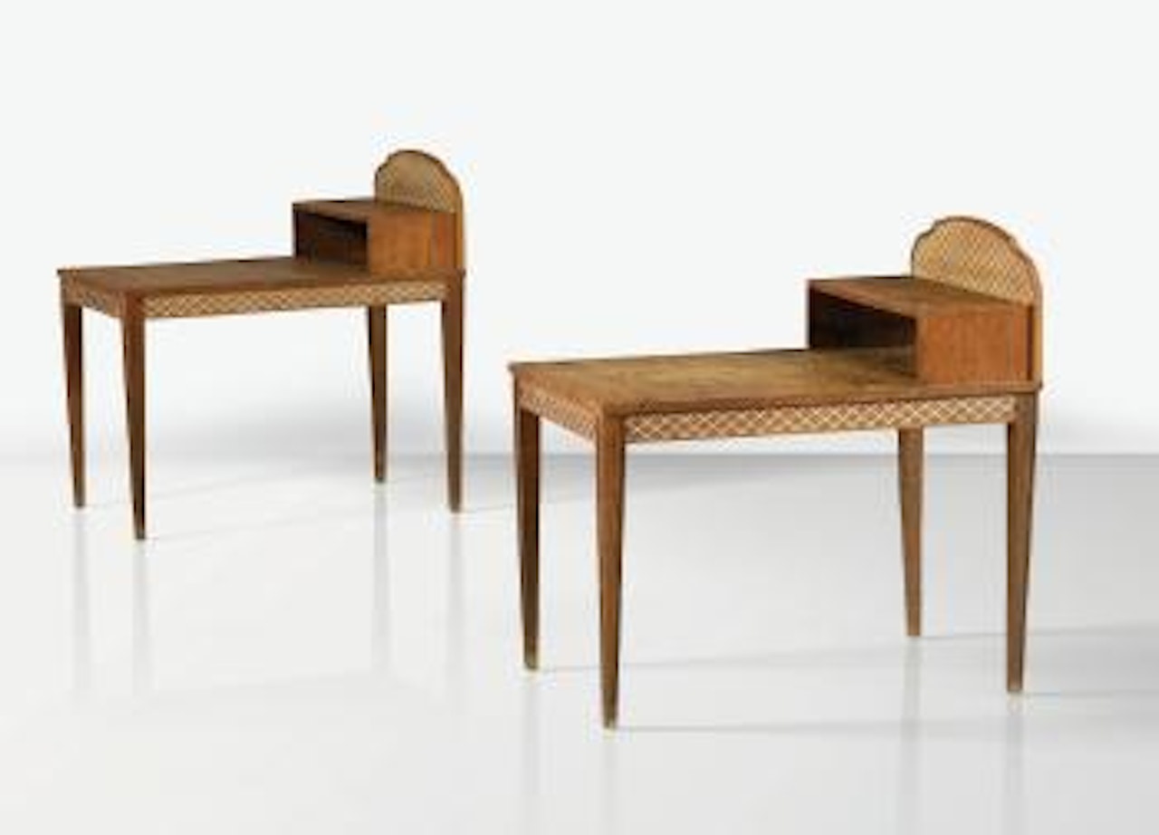 Paire De Tables D'appoint by Jean-Michel Frank