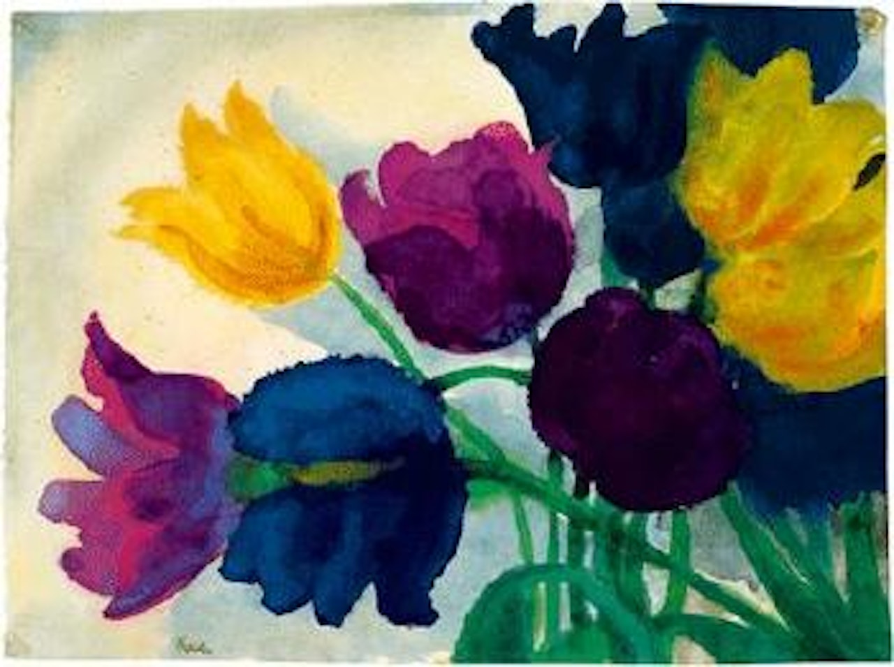 Tulpen by Emil Nolde