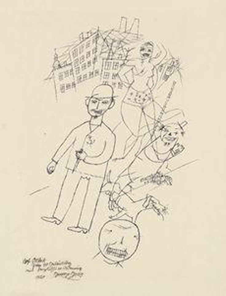 Straßenszene by George Grosz