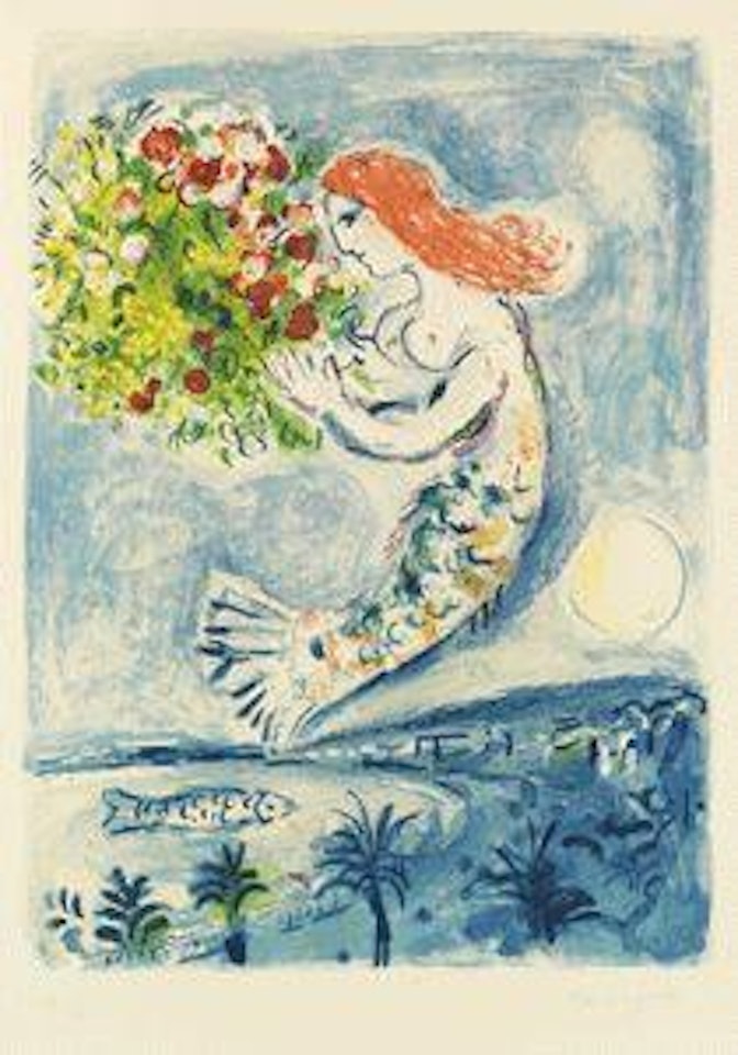 La Baie des Anges by Marc Chagall