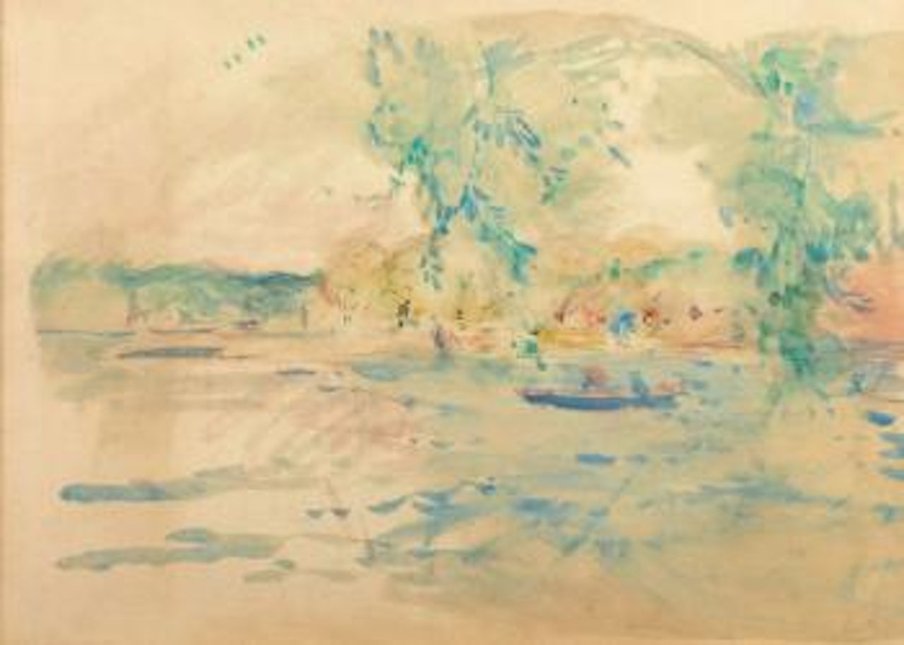 La Haute-Seine by Berthe Morisot