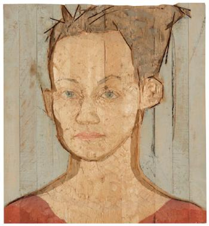Großes Kopfrelief: Frau by Stephan Balkenhol