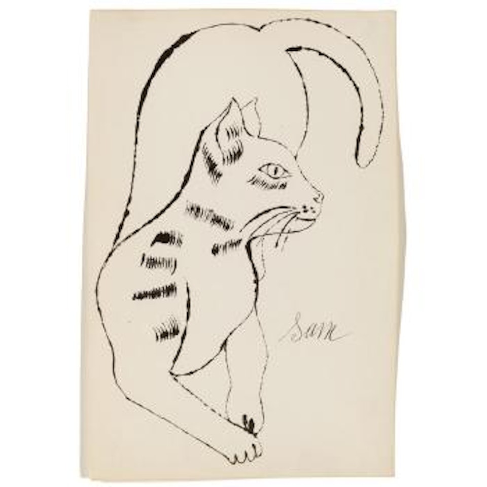 25 Cats Name(d) Sam and One Blue Pussy (F./S. IV.65) by Andy Warhol