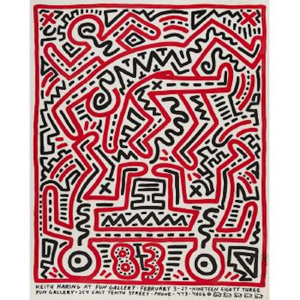 Poster for Fun Gallery by Keith Haring