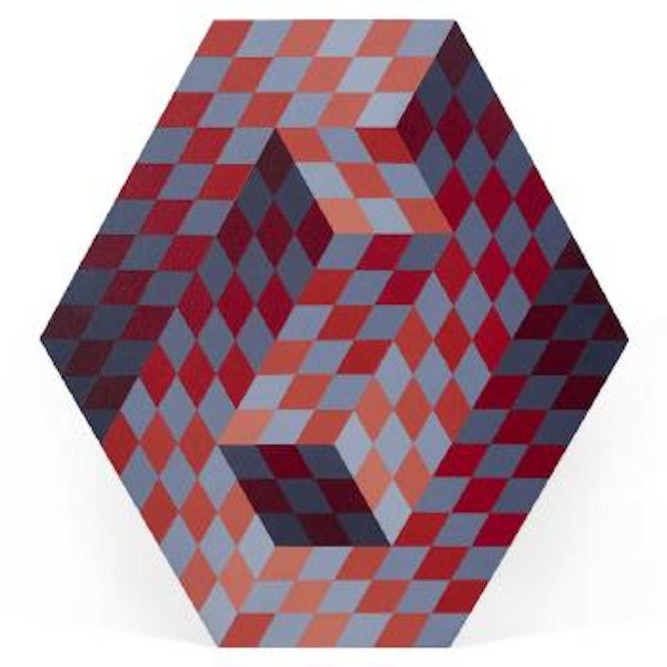 Gestalt-RJ (double-sided) by Victor Vasarely