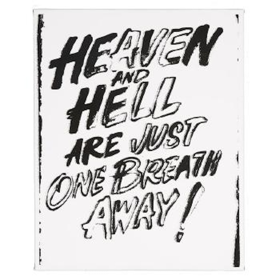 Heaven and Hell are just one breath away (Positive and Negative) by Andy Warhol