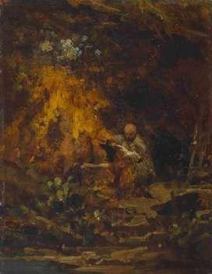 Lesender Eremit by Carl Spitzweg