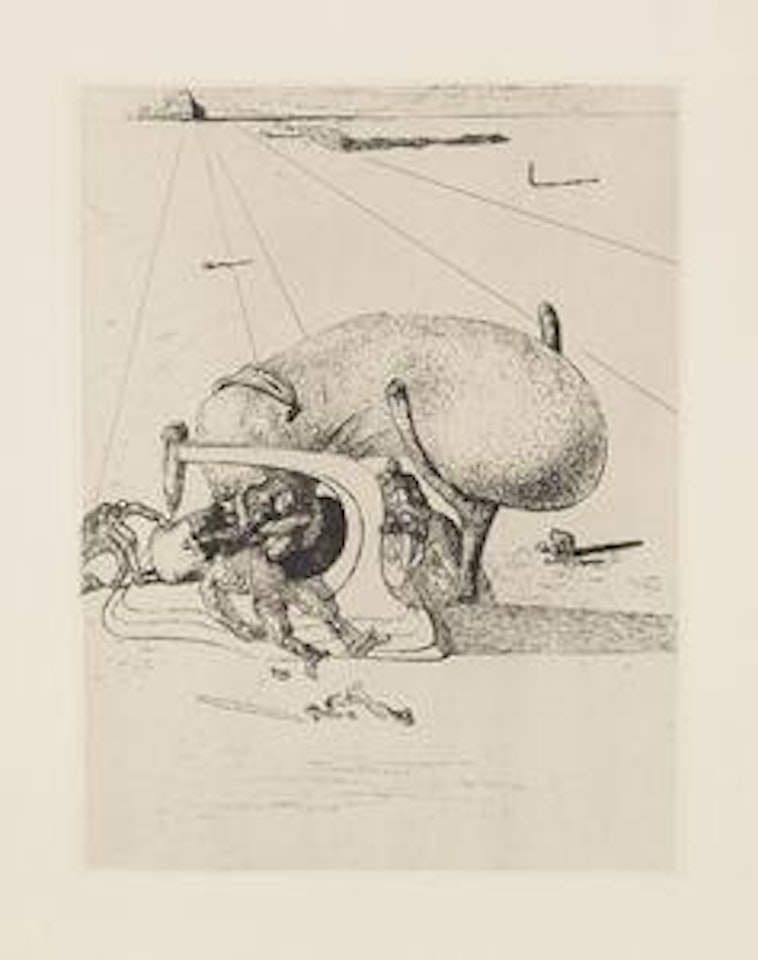 Les Chants de Maldoror XXI by Salvador Dali