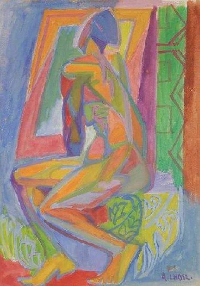Nu assis de profil by André Lhote