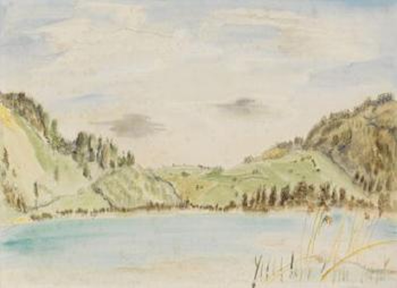See vor Hügeln by Erich Heckel
