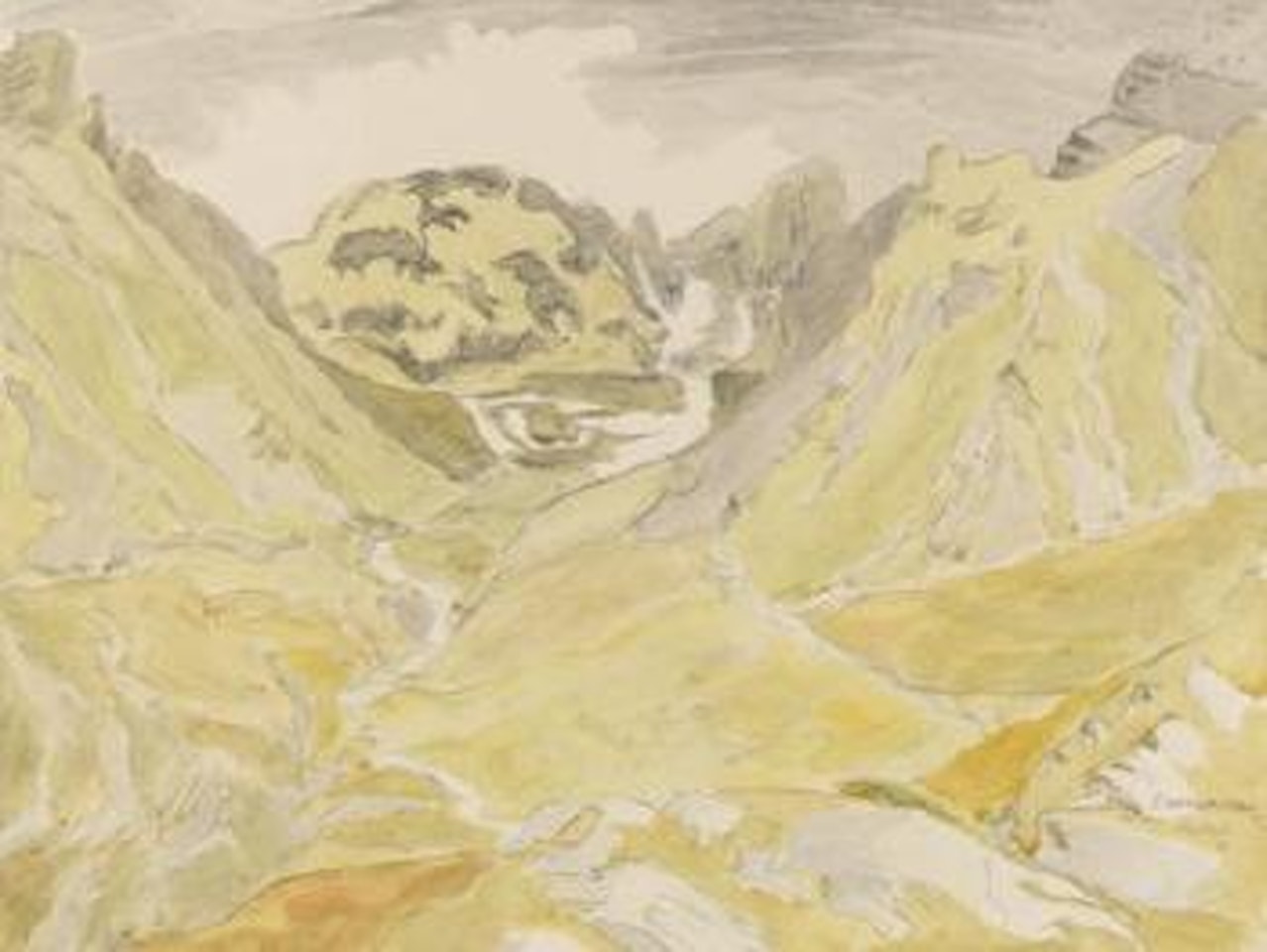 Bergwiesen by Erich Heckel