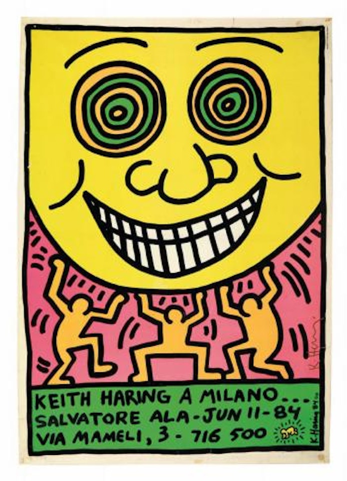 Mostra da Salvatore Ala, Milano 1984 by Keith Haring