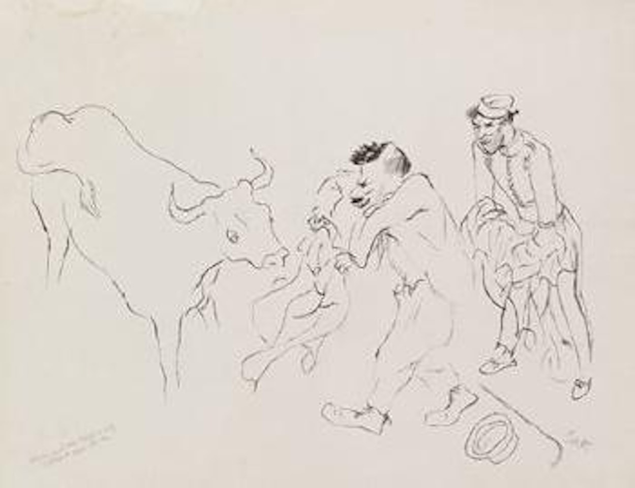 Stierkampf Cassis by George Grosz