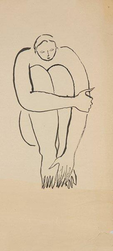 Femme assise by Sanyu