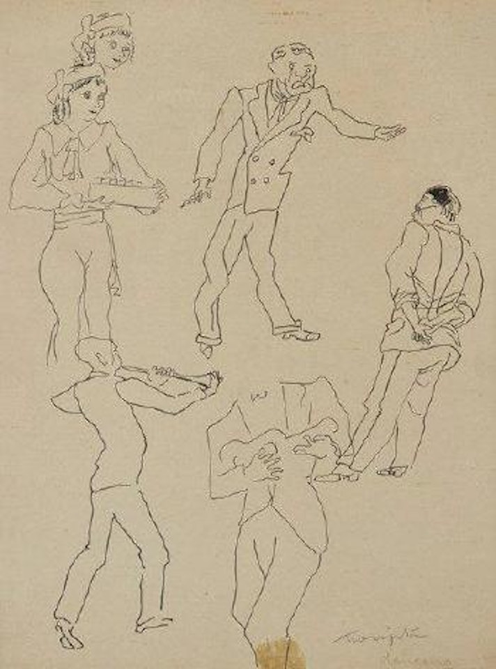 Dancing by Leonard Tsuguharu Foujita