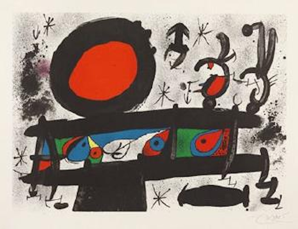 Homenatge à Joan Prats by Joan Miró