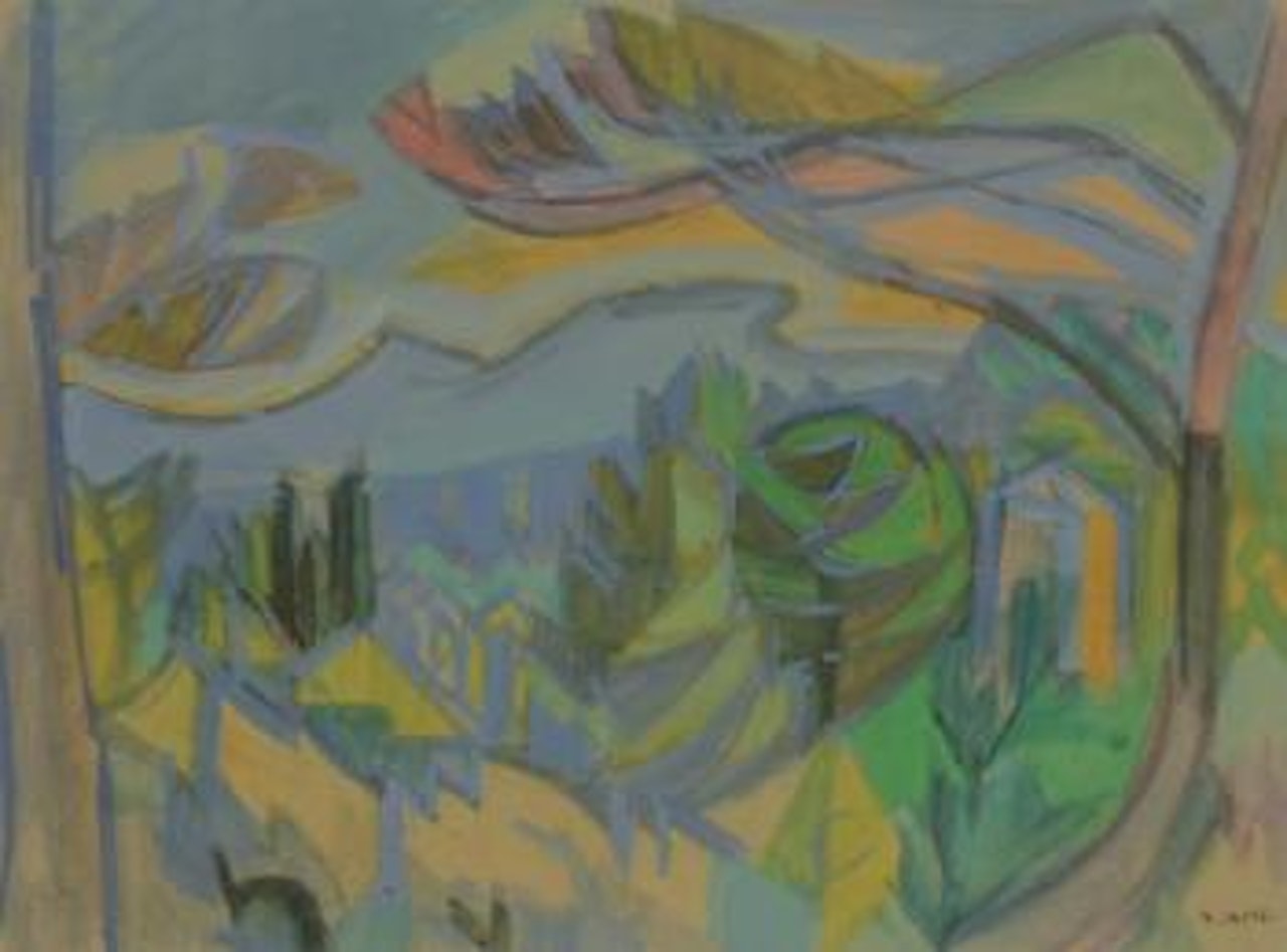 Dans la pinède à la Cadière by André Lhote