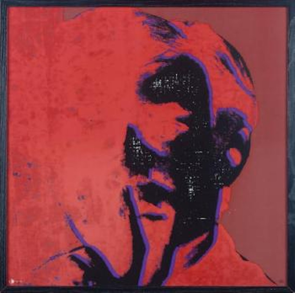Self Portrait Red by Andy Warhol