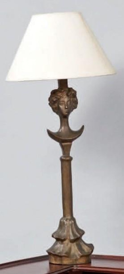 Lampe tête de Femme by Alberto Giacometti by Diego Giacometti