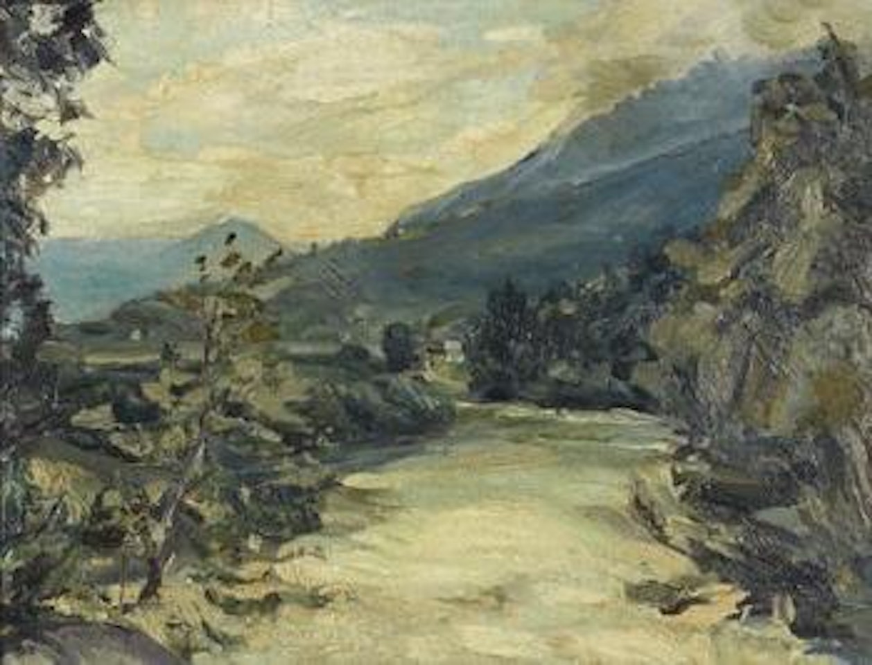 Wasserfall in Loen by Kurt Schwitters
