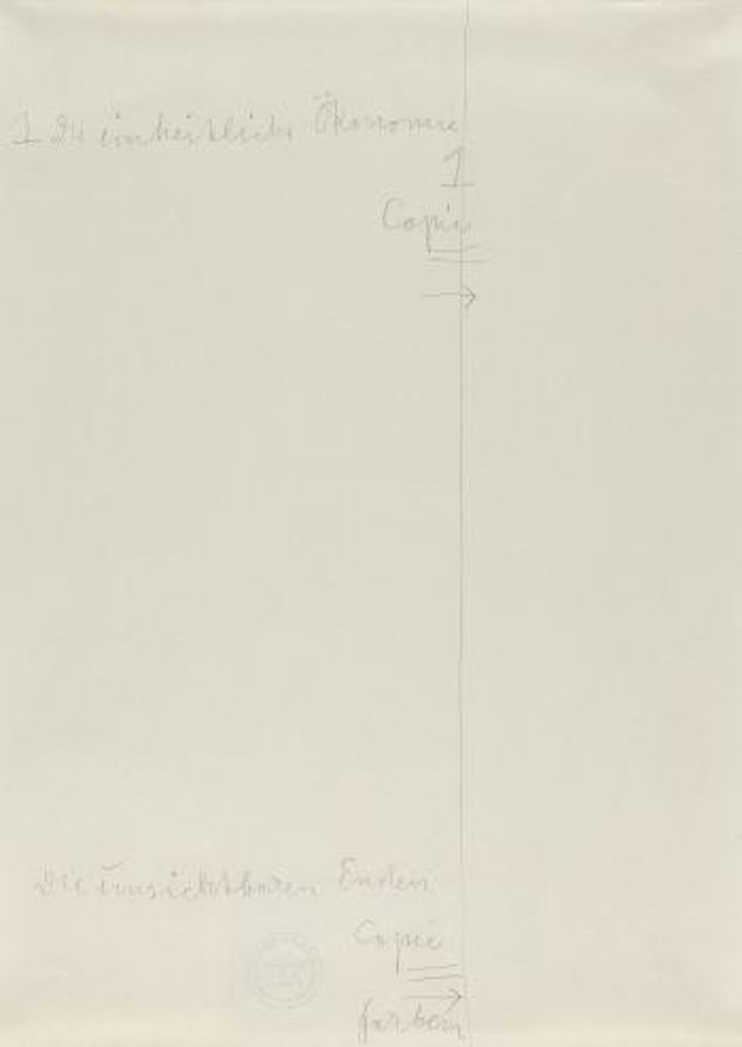Paß für den Eintritt in die Zukunft by Joseph Beuys