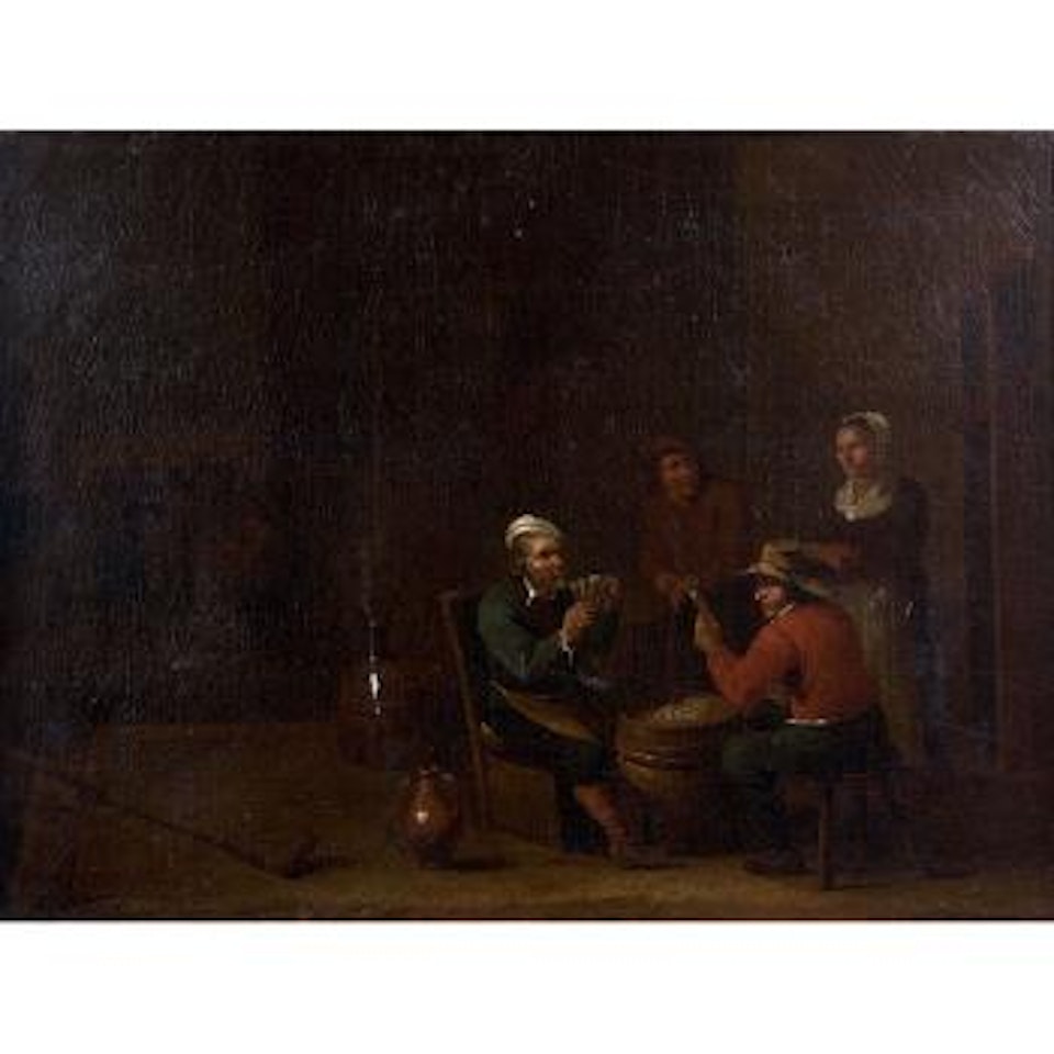 Les joueurs de cartes. Les buveurs by Egbert van Heemskerk III